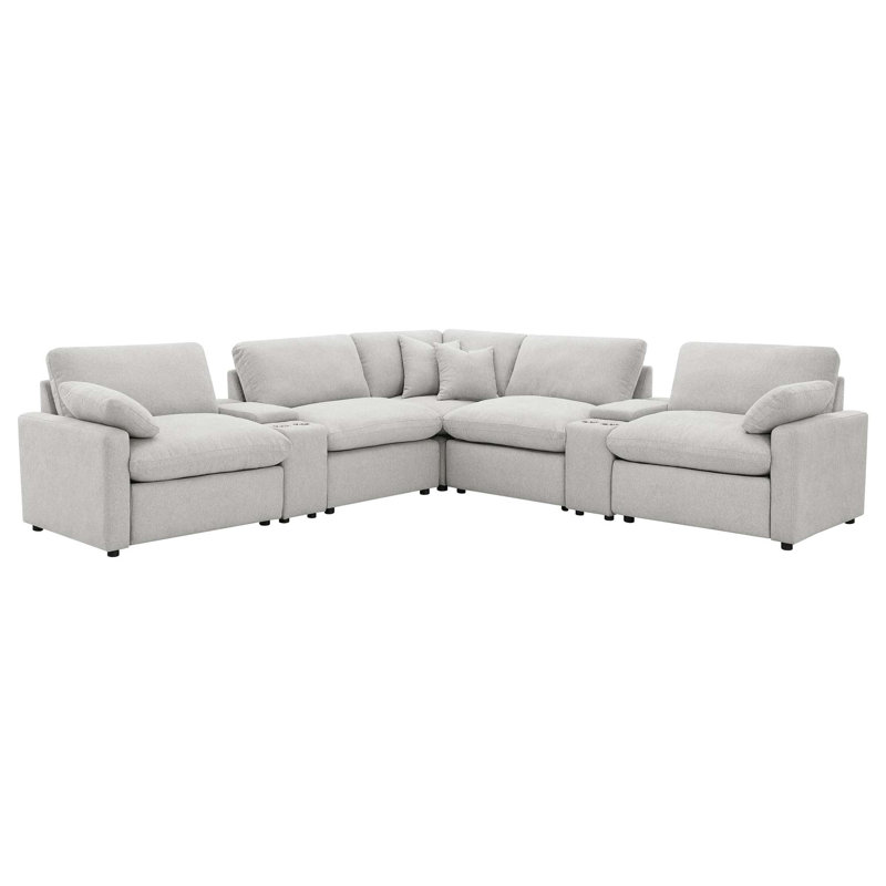 7-Piece Modular Power Reclining Sectional Sofa