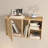 Modern Wall Shelf, Oak Color, 25.6 x 11.8 x 8.7 Inches | 100% Melamine Coated Particle Board, 0.3 Inches Thickness | Scandinavian Geometric Design, Perfect for Home Decor & Organizing Spaces