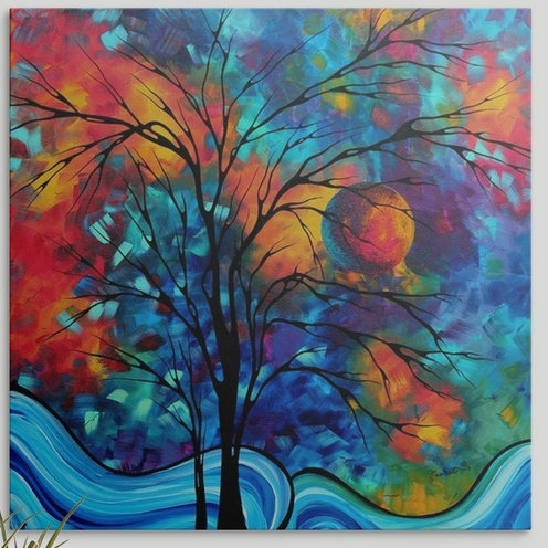 « a secret » par megan duncanson, reproduction d’art, H 35 po x l 35 po x P 1,5 po, Toile