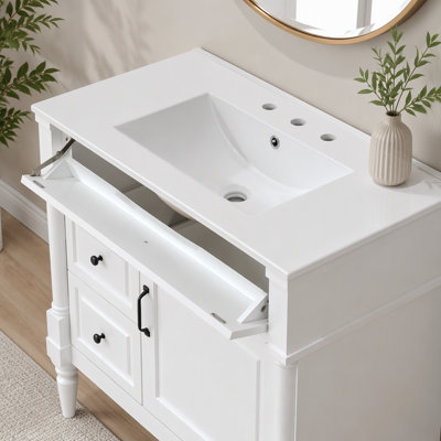 Free Standing Wall Mounted Single Double With MDF Top