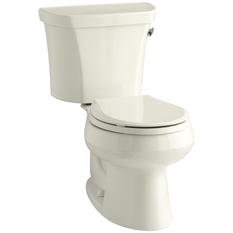 Wellworth® Two-Piece Round-Front 1.6 GPF Toilet with Class Five Flush Technology and Right-Hand Trip Lever
