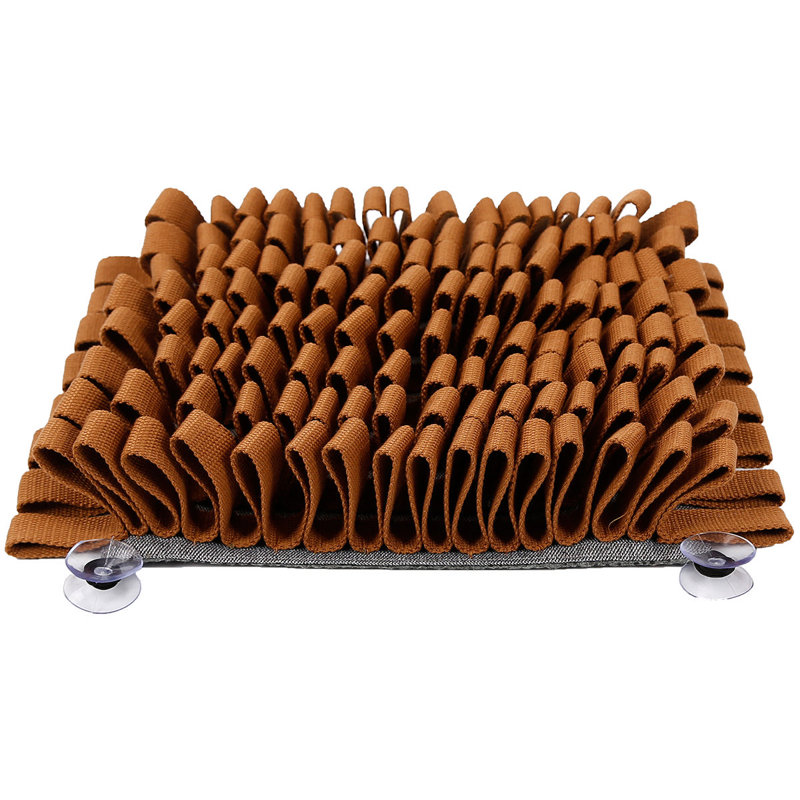 Tapis de jeu anti-dérapant pour animaux Pet Sniffer, Brun