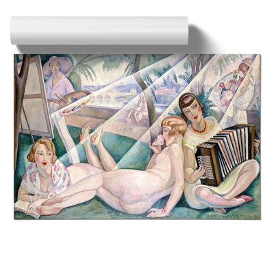 A Summers Day by Gerda Wegener - Unframed Graphic Art