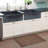 Smooth Step Striped Water Resistant Anti-Fatigue Non-Skid Kitchen Mat-289090634