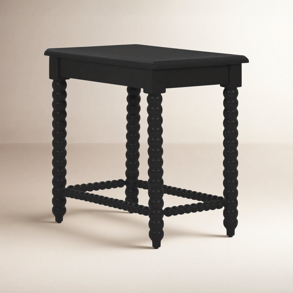 Louisa 17" End Table, Black