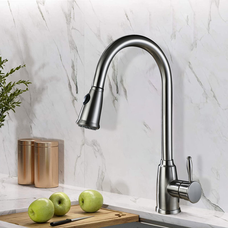 SMARTLET Pull Out Kitchen Faucet