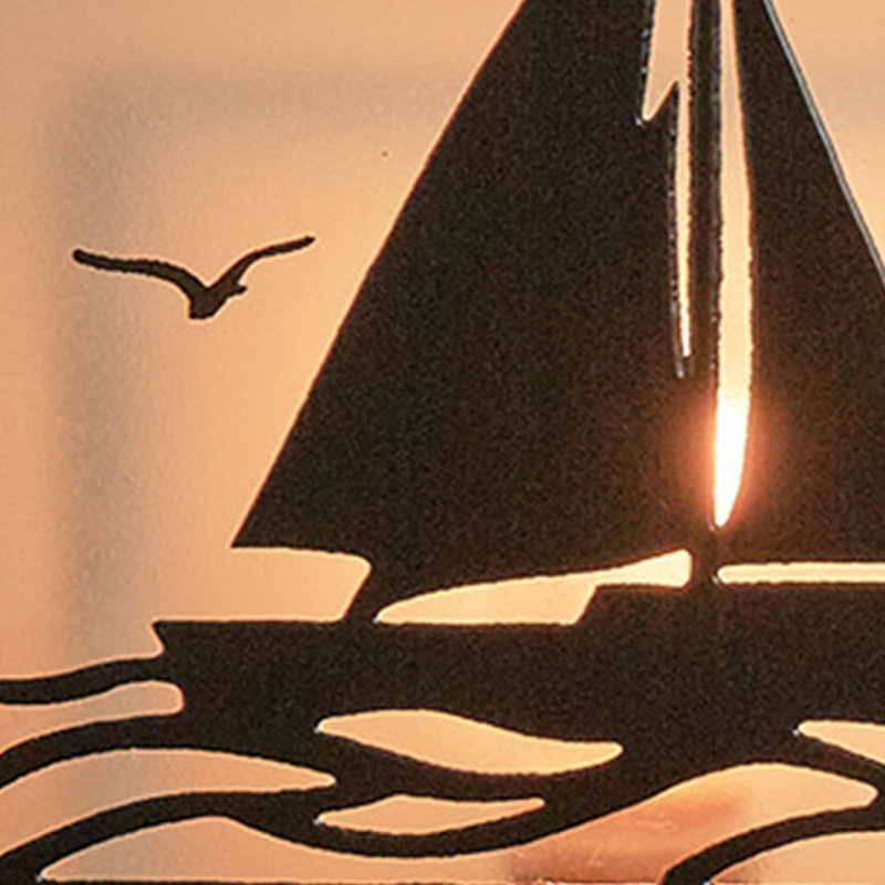 Veilleuse silhouette voilier