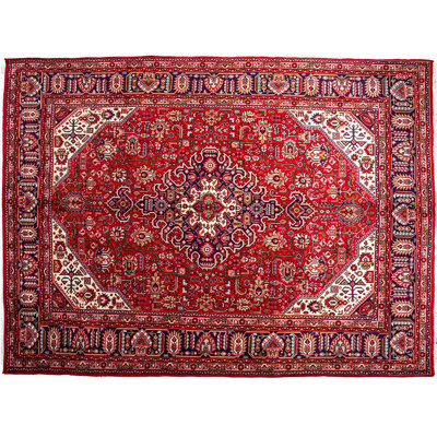 One-of-a-Kind 6'7" X 9'4" 1970s Area Rug in