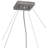 Quadrato 12 - Light Nickel Square/Rectangle Pendant