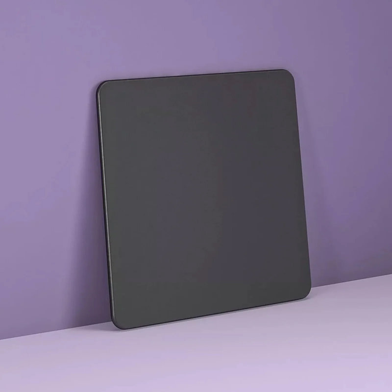 Table pliante portative 34 po avec dessus en cuir de polyuréthane rembourré, structure en métal robuste pour la maison, le bureau, le camping et les événements