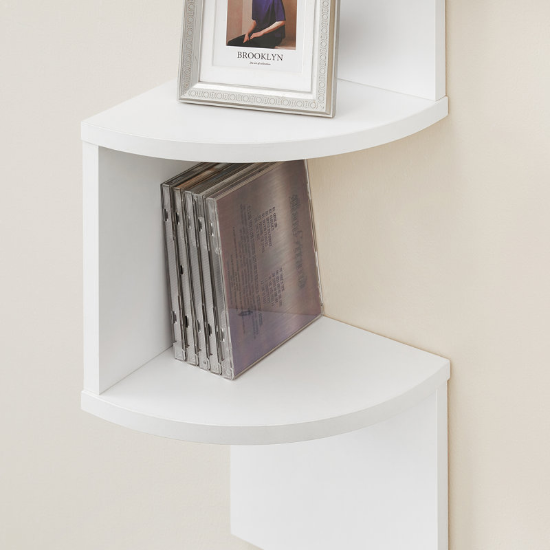 Lundquist Ladder Bookcase, White