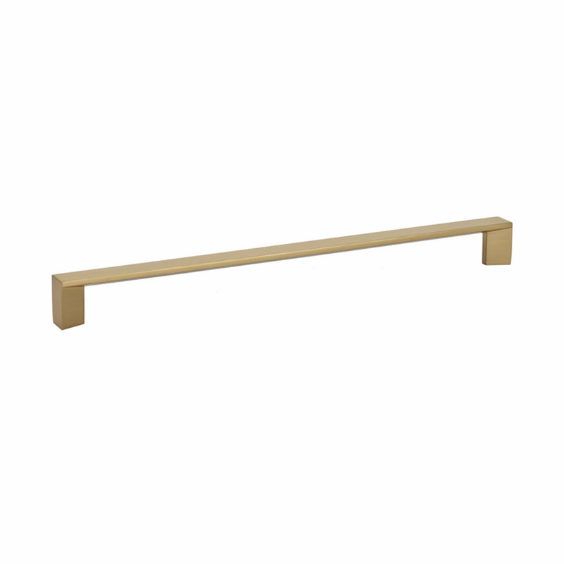 Emtek Trinity Cabinet Pull cc, 10", Satin Brass