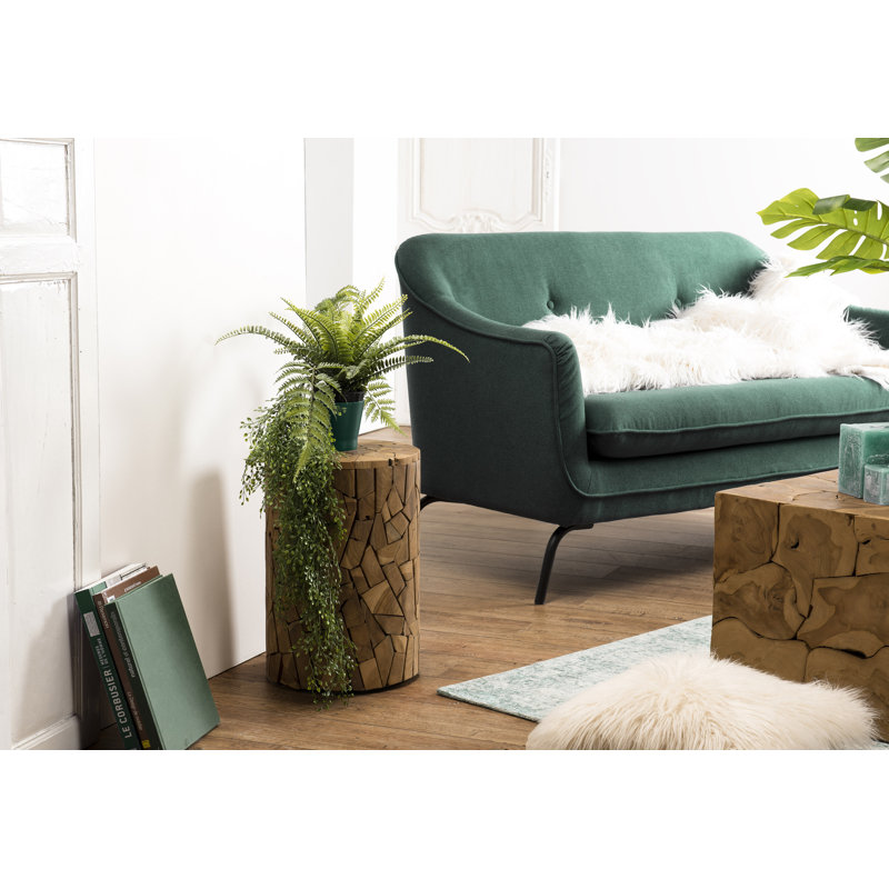 Sabastian Solid Wood Drum End Table