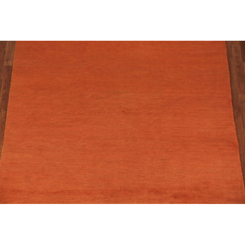 Tapis oriental moderne Gabbeh orange 7 x 10