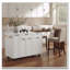 Îlot de cuisine 102,3 po avec table de salle à manger extensible, chariot pour îlot de cuisine avec armoire de rangement-633606111
