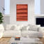 «Earthy Abstract Bands Abstract», reproduction d'art géométrique murale contemporaine-129965991