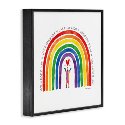 «Love Is Love Pride Inclusivité», estampe numérique, conception de Tim Coffey