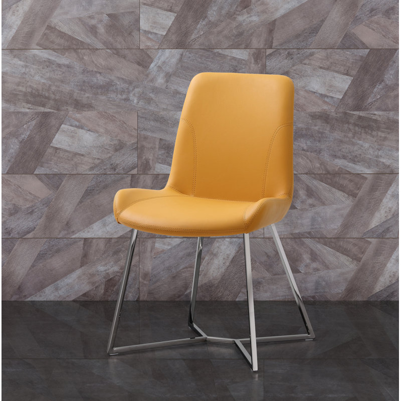 Jahmauri 12'' H Faux Leather Upholstered Side Chair