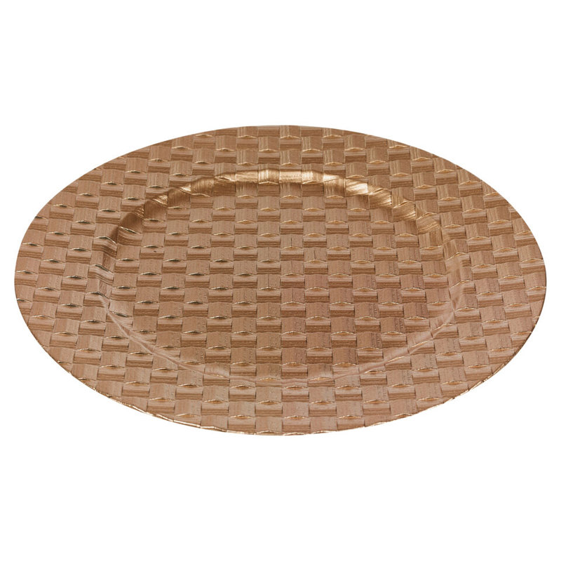 Airyn Plastic / Acrylic Charger, Gold