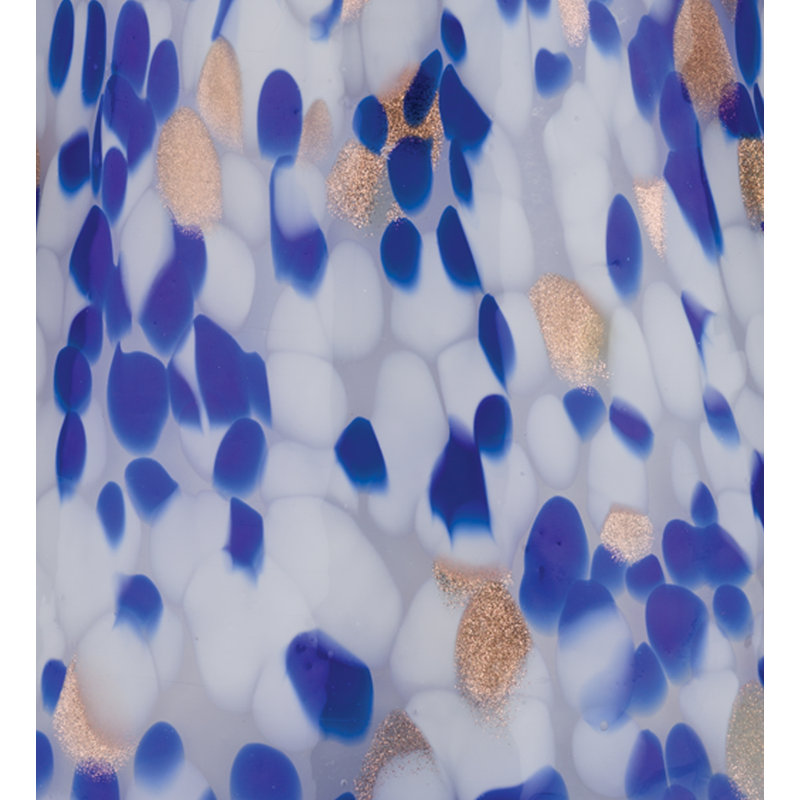 Murano Solar Lantern - White Multi, Blue/White