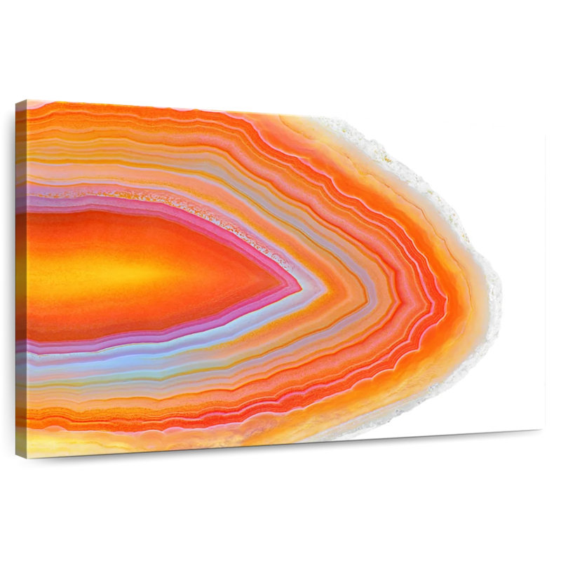 Alvord Orange Agate Crystal, 24" H x 36" W