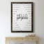 «Hello Gorgeous», art textuel sur toile-61336321-61336315