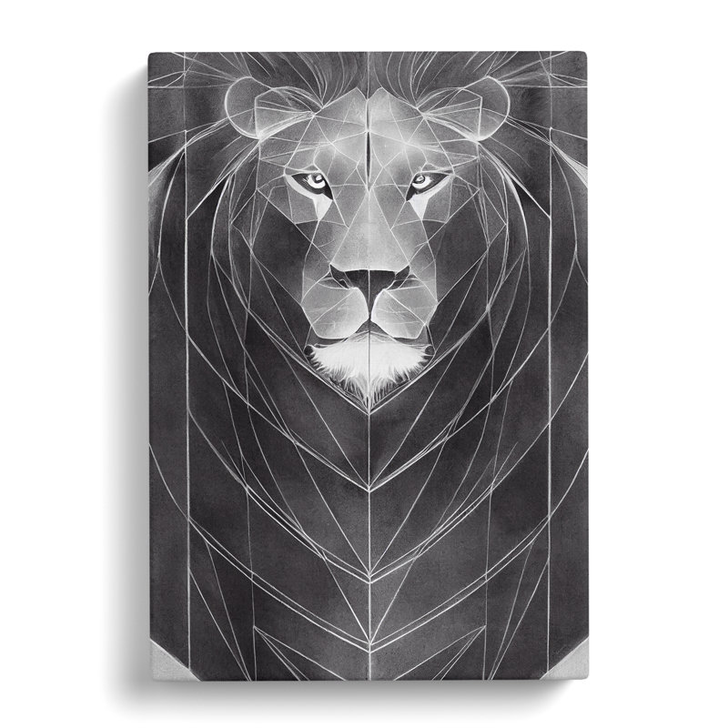 Lion View - Wrapped Canvas, 50cm H x 35cm W x 3cm D