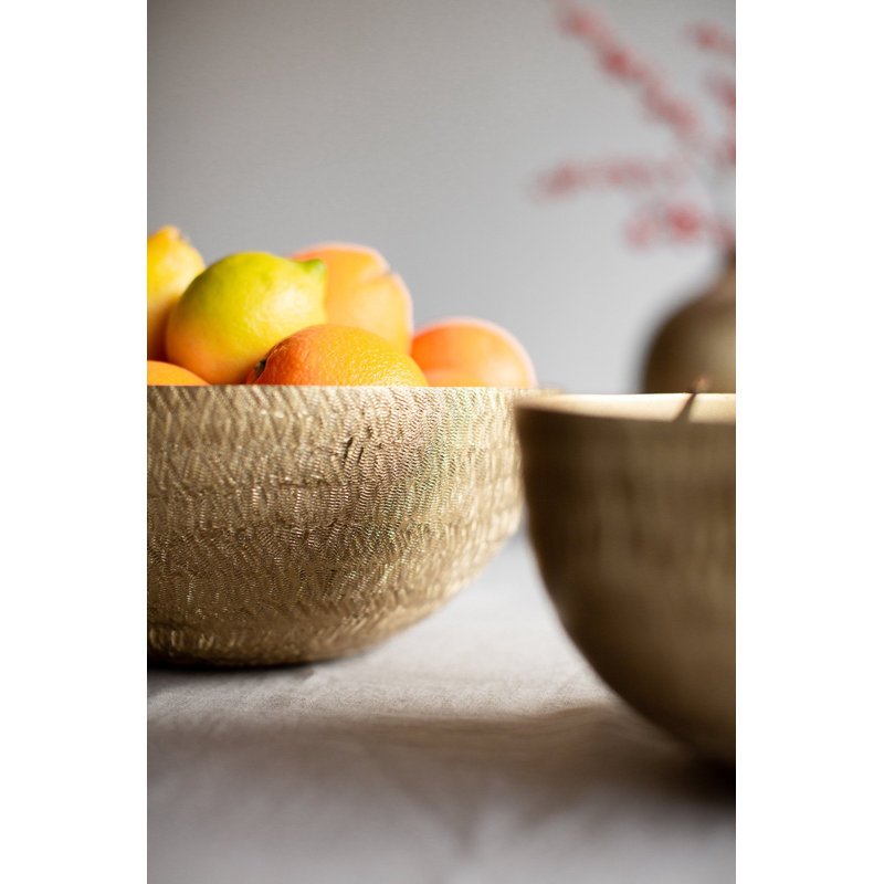 Ziya Handmade Aluminum Decorative Bowl 2