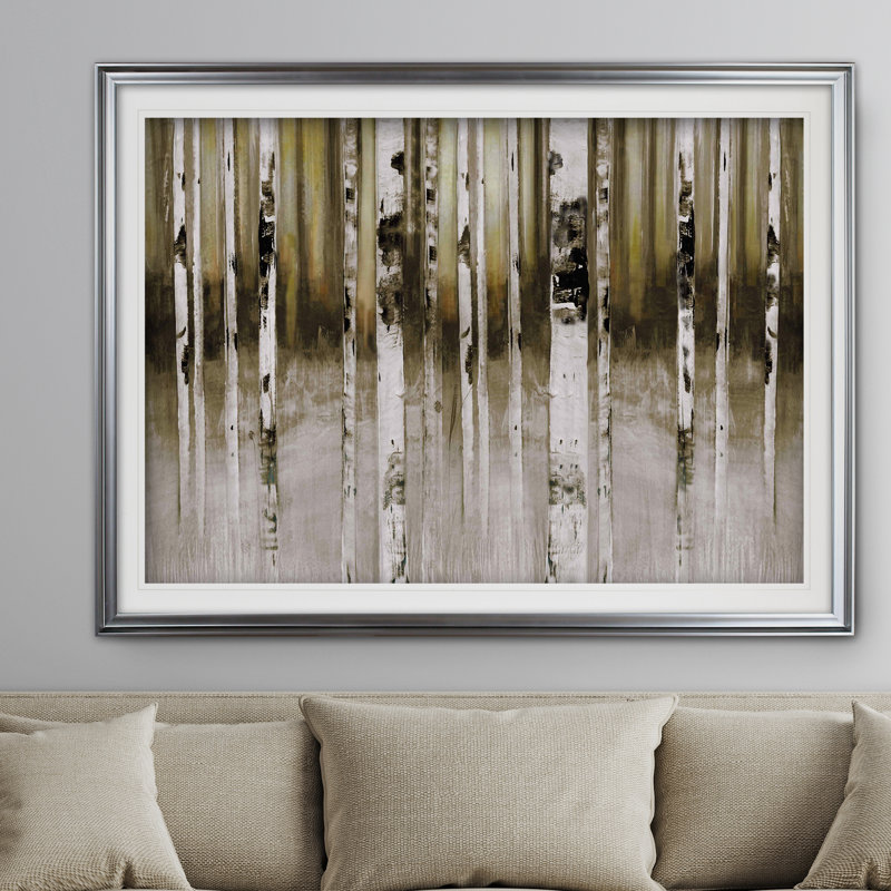 « palm creek », impression, Argent, H 31 po x l 43 po x P 1,5 po