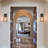 Eshaa Wood Wall Sconces Flush Mount Plug-in