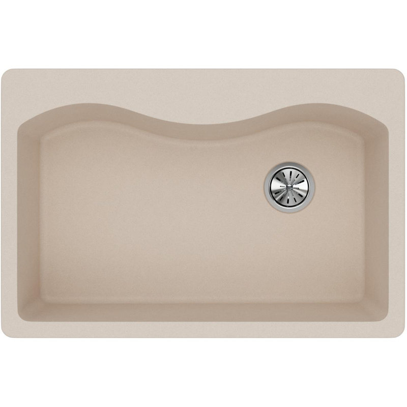 Évier De Cuisine Encastré De 33 Po X 22 Po Quartz Classic, Mastic