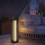 Black Solar Powered Steel Pathway Light