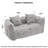 Upholstered Compressed Fluffy Loveseat Sofa Chair For Living Room&Bedroom，2 Seat  Modern Sofa-170913613
