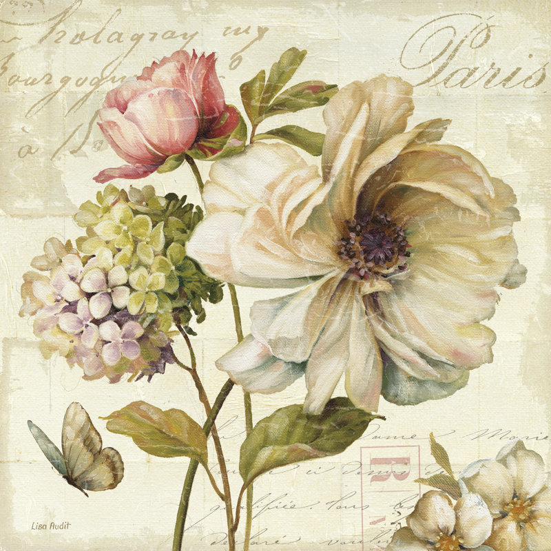 Marche de fleurs II, H 36 po x l 36 po