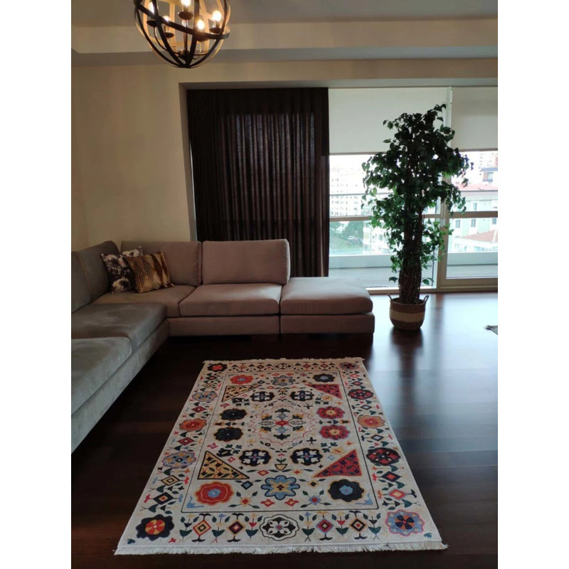 Tapis Toscana avec envers antidérapant, Rectangle 5 pi 11 po x 6 pi 7 po