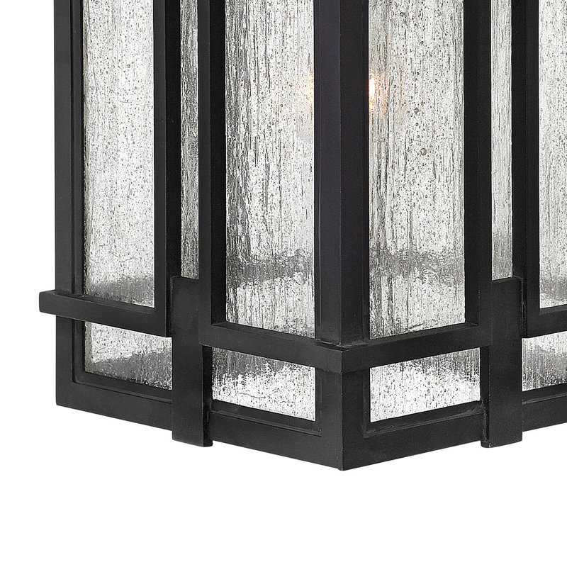 Lanterne murale d'extérieur en aluminium 1 lumière Tucker, H 18 po x l 11 po, Incandescent