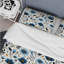 Ensemble de housse de couette Nordic Yellow Blue Garden Dreams I - Floral-1772843119