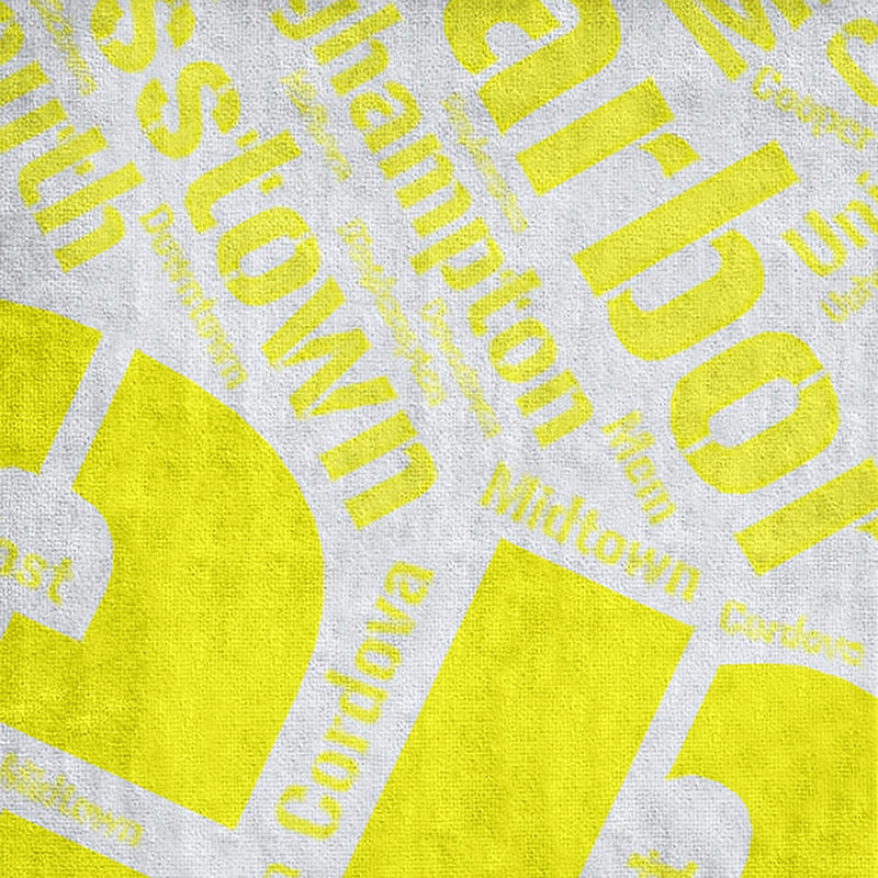 Bath Towel, Yellow, Poly/Cotton, Memphis