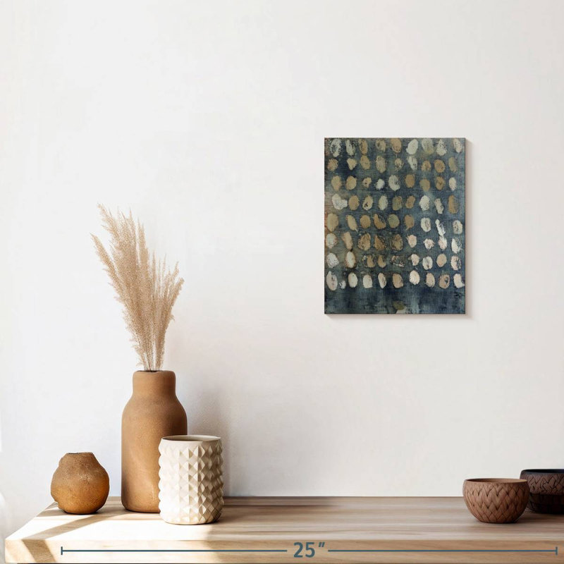 Weathered Dot Field, 10" H x 8" W