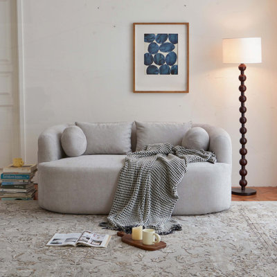 Sofa-in-a-Box Memory Foam Loveseat, No Assembly Needed