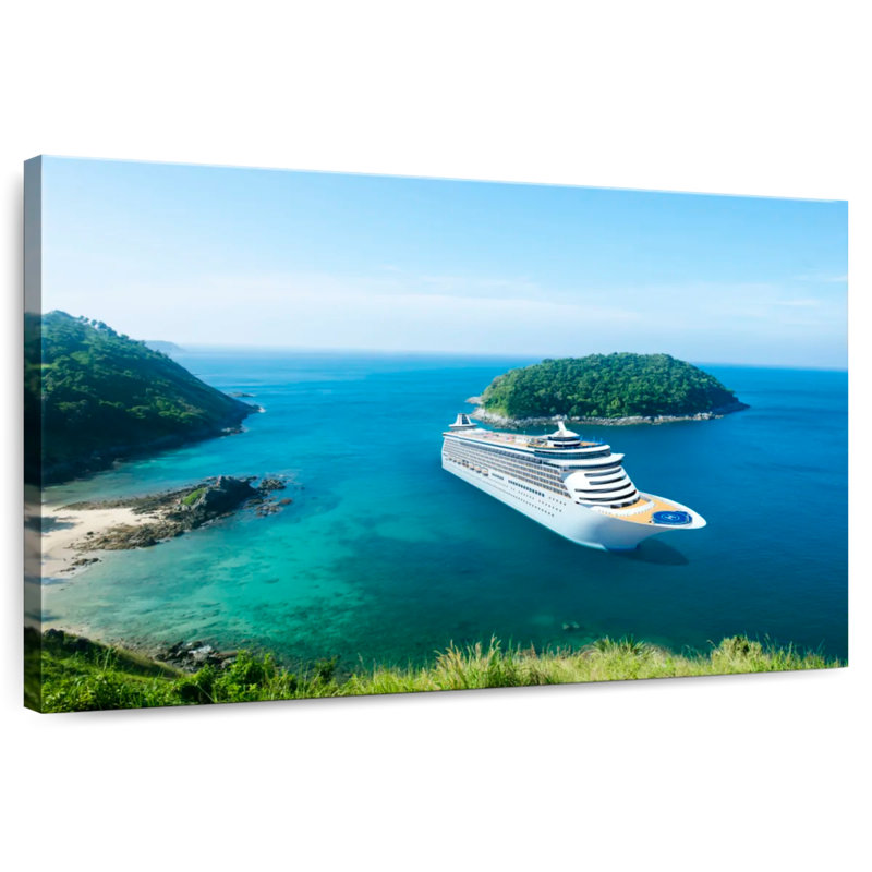 Mehar Island Cruise Ship, 26" H x 39" W