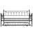 Daybed With Trundle In Black - Modern Design For Space Efficiency, Metal Frame Durability, Quiet And Peaceful Resting Place, Easy Assembly Kit, No Box Spring Needed, Holds 250/350 Lbs Construction