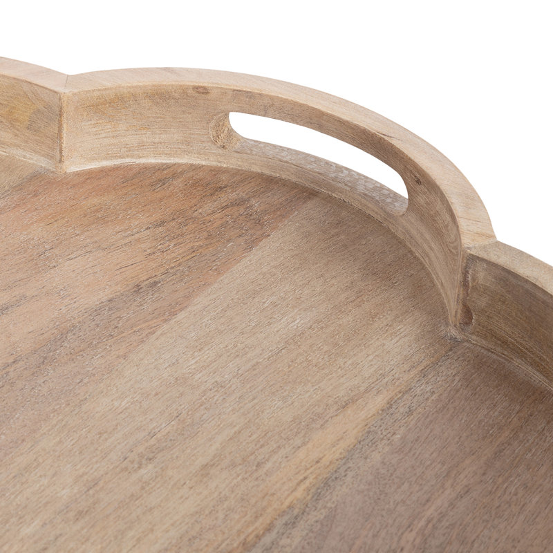 Plateau pour repose-pieds Winstead, Naturel