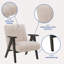 Fauteuil d'appoint moderne en sherpa-1087723275