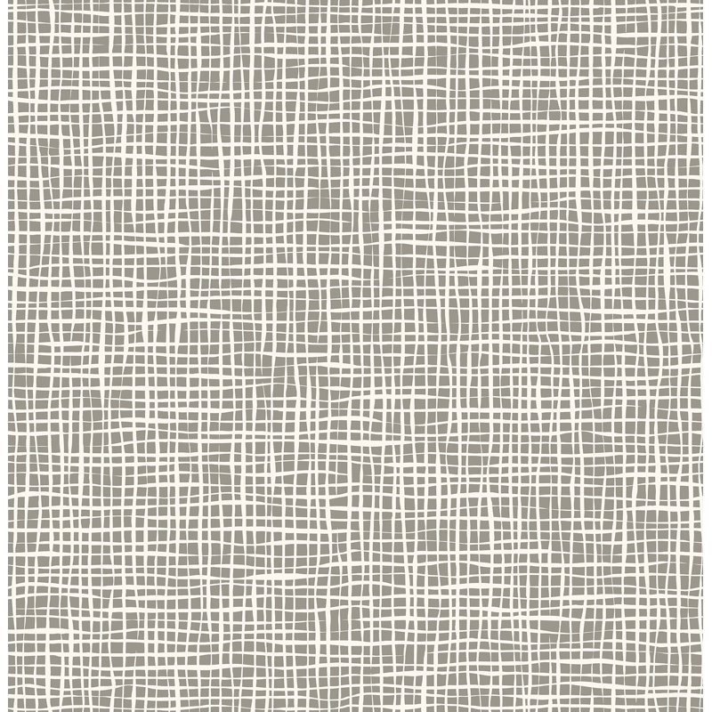 Rouleau de papier peint lisse L 396 pi x l 20,5 po Mistral, Gris
