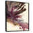 Toile avec cadre flottant or