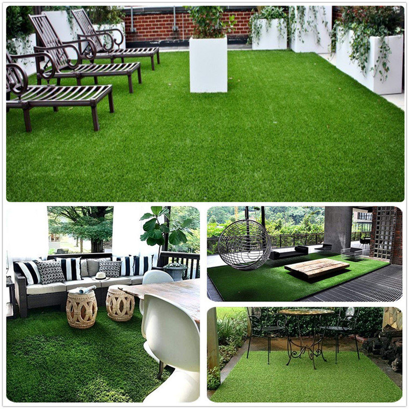 Tapis d'extérieur en pelouse artificielle Fasward, H 0,4 po x l 36 po x P 120 po