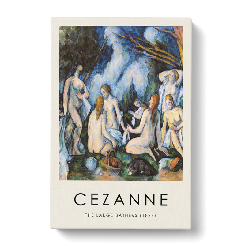 Bathers Vol.7 by Paul Cezanne - Wrapped Canvas Painting, 50cm H x 35cm W x 3cm D