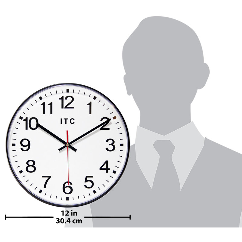 Horloge murale Busina ITC, Noir