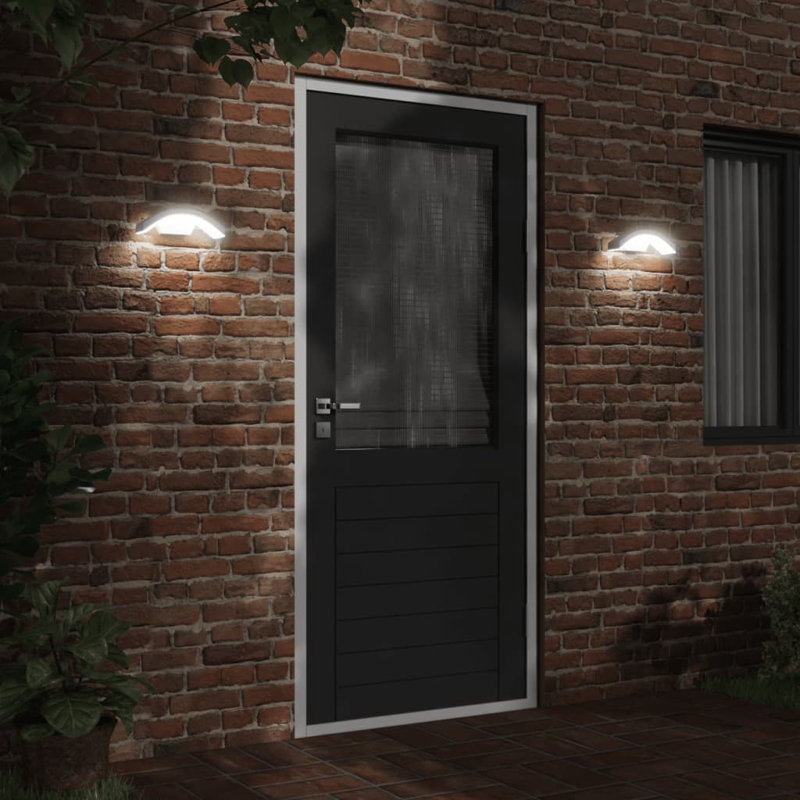 Danyeal Plug-in LED Outdoor Wall Lights, White
